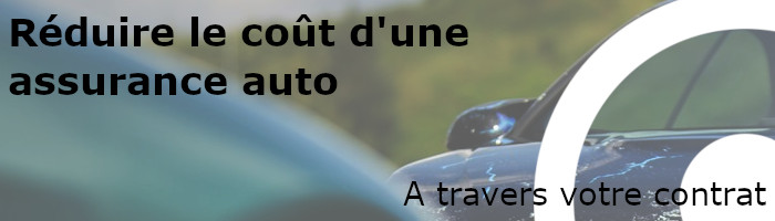 réduire votre assurance auto à travers votre contrat